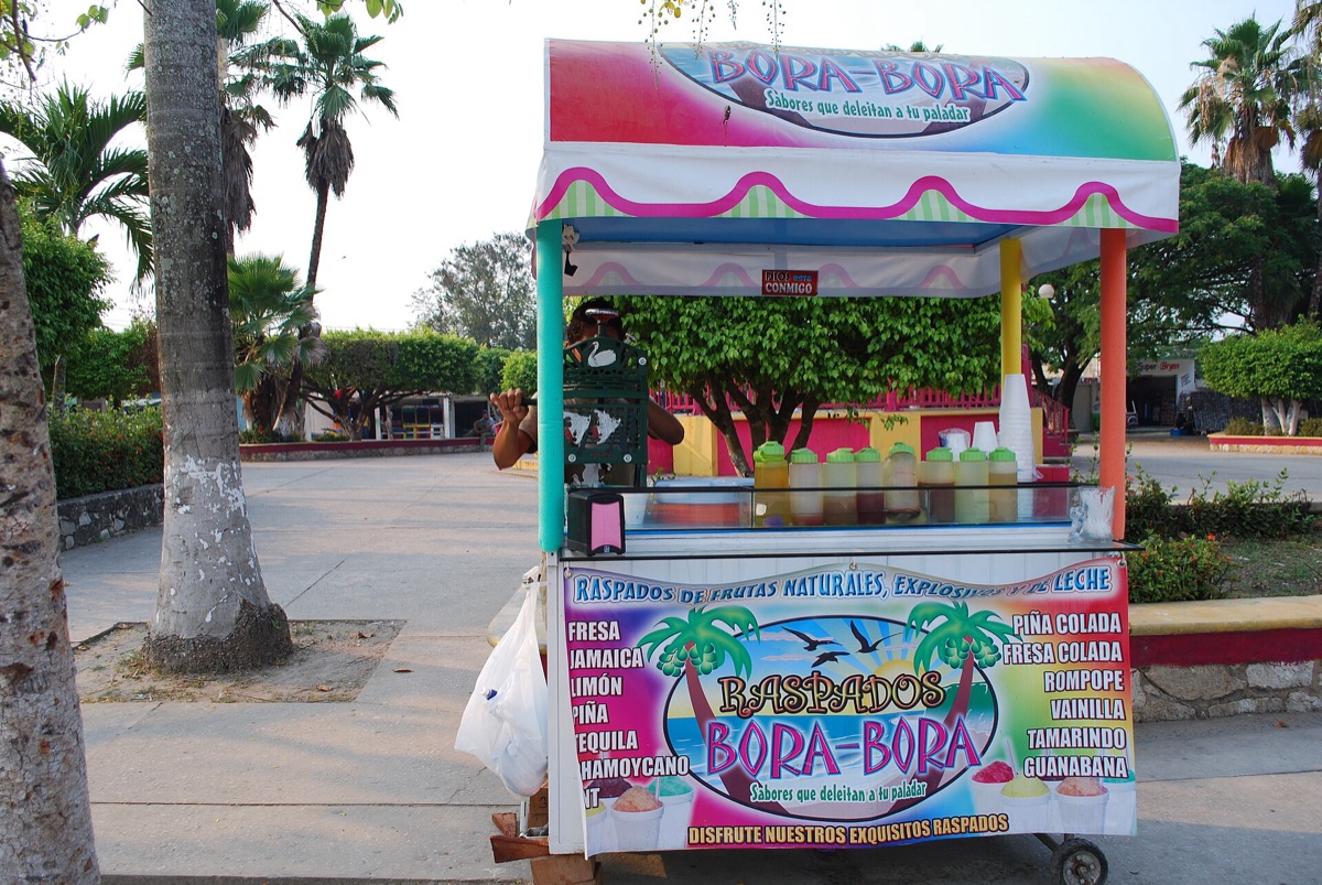 Mexikanischer street food vendor