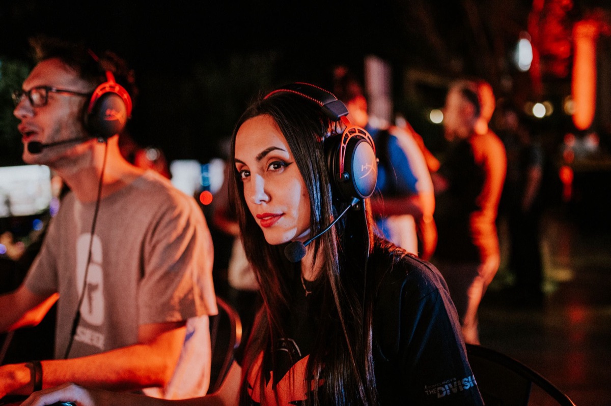 Accesorios de gaming modernos.