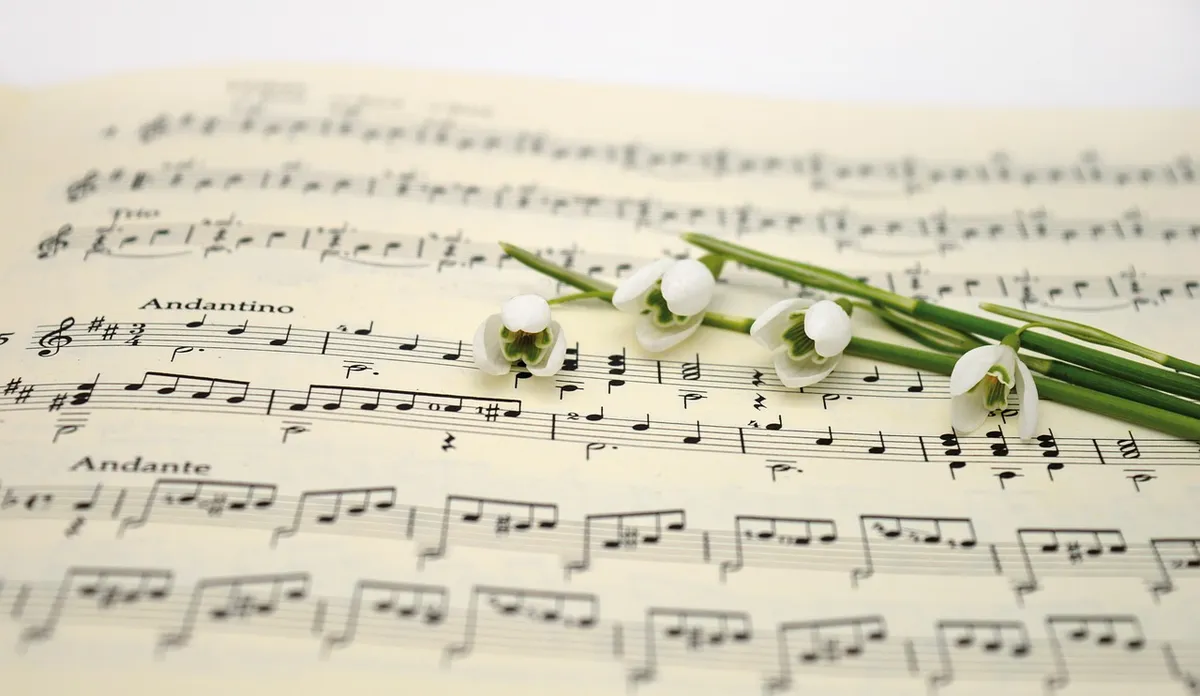 sheet music, concert, music, snowdrop, songs, easter songs, easter, spring, spring songs, to sing, teacher gradebook, nature, grades, notenblatt, choir, make mu