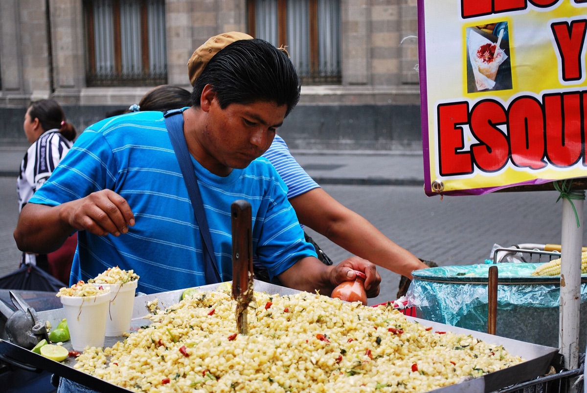vendedor de rua mexicano